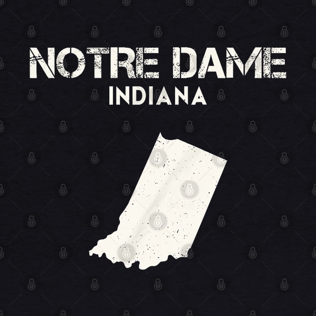 Notre Dame Indiana Retro by DarkStile